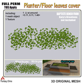 Full Perm Planter-Floor leaves cover