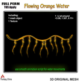 FC- FP Mesh Flowing Orange Water 