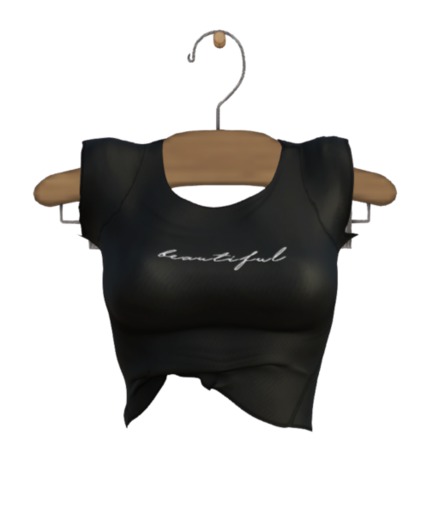 TABOU. Lexi T-Shirt {Beautiful Black}.( Add! )