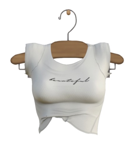 TABOU. Lexi T-Shirt {Beautiful White}.( Add! )