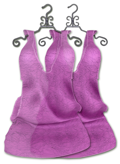 Fortune Sheer & Solid Pink Drape Dress