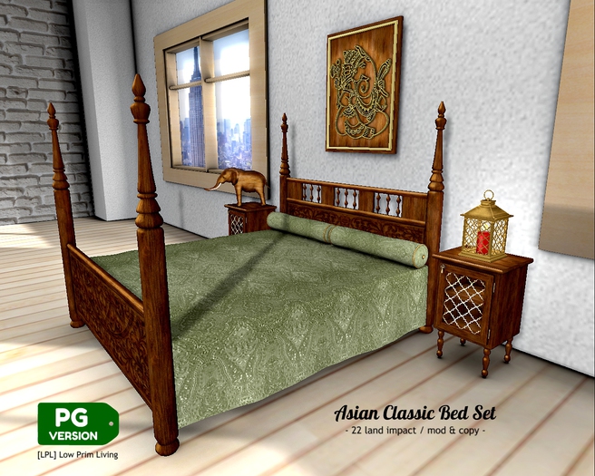 [LPL] Asian Classic Bed Set - PG (boxed)