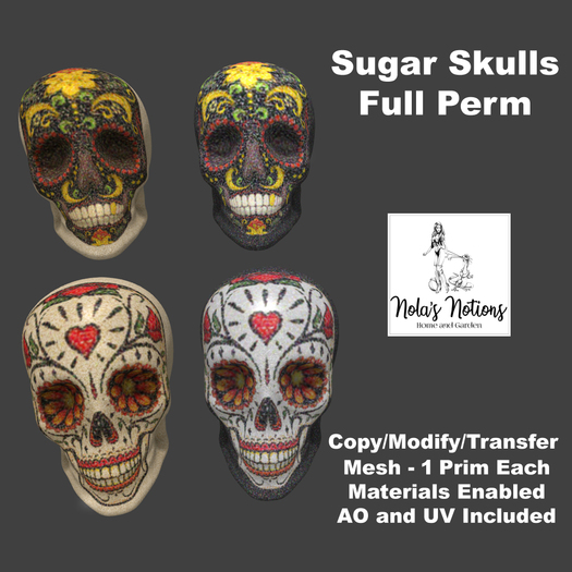 Sugar Skulls Full Perm
