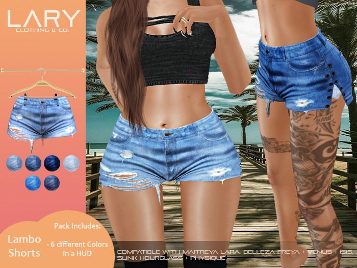 LARY - Lambo Shorts with HUD