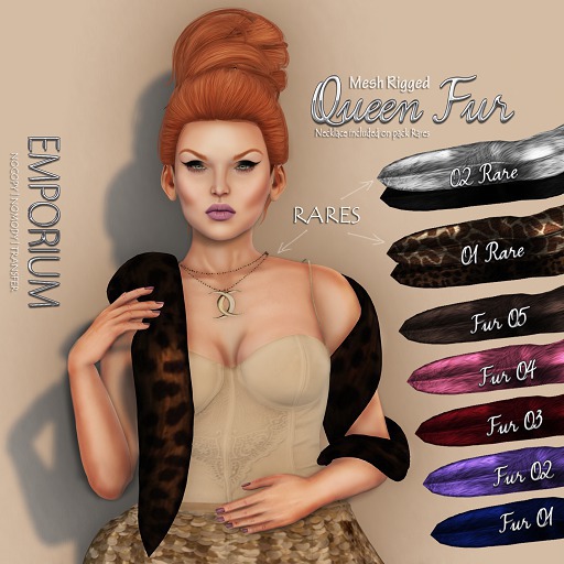 EMPORIUM - Queen Fur Pack O1 RARE