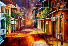 New Orleans Street Painting Full Perm Texture