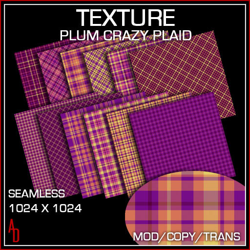 Textures - Plum Plaid