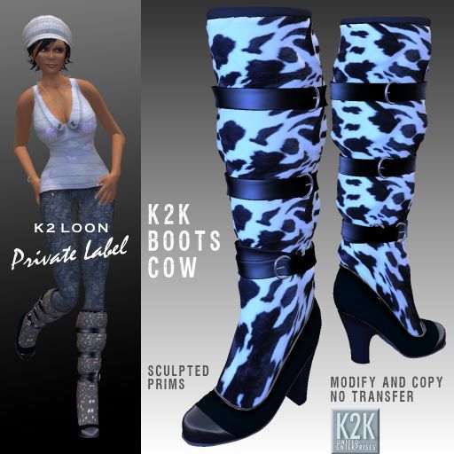 k2k boots cow