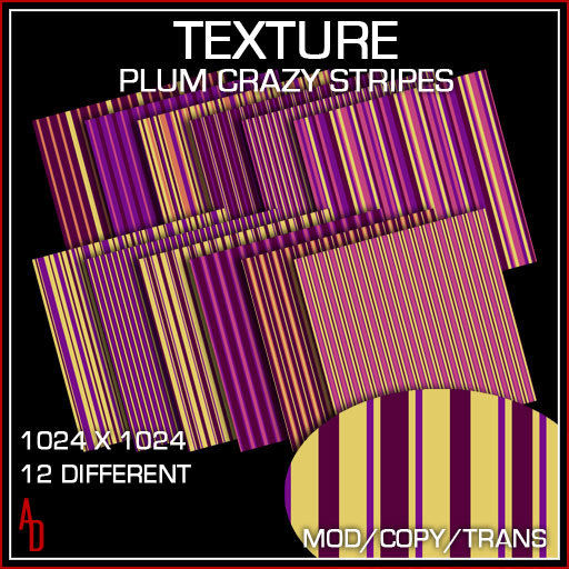 Textures - Plum Stripes