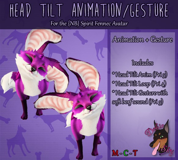 * DS * Head Tilt Animation - Spirit Fennec (Wear to Unpack)