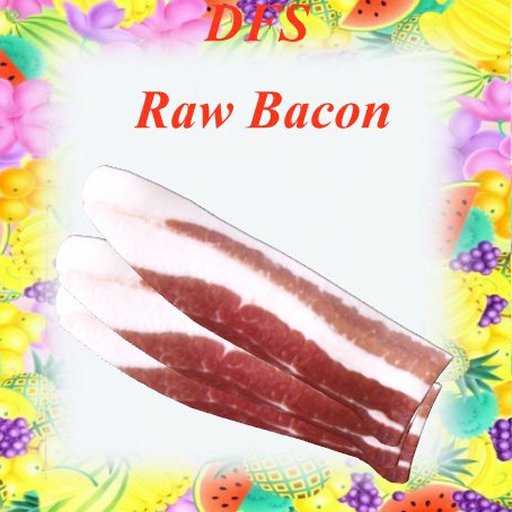Raw bacon  -  DFS storage vendor crate fb