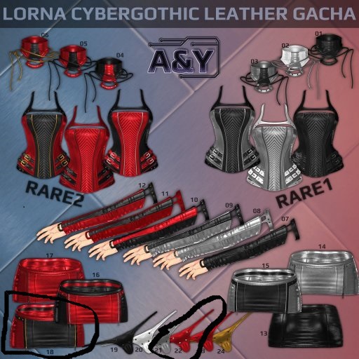 05. A&Y - Lorna Leather Collar - Hot Red