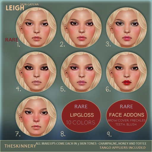 [theSkinnery] Leigh Lipgloss 8 RARE