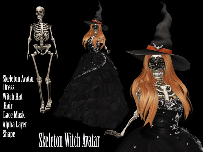 Lara AC Witch Skeleton Avatar