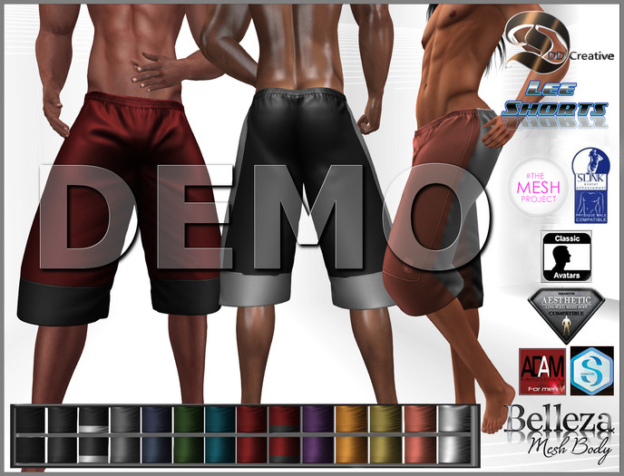 ☾ⅅⅅ☽☣ LEE SUMMER LOUNGE SHORTS ☣ [DEMO]