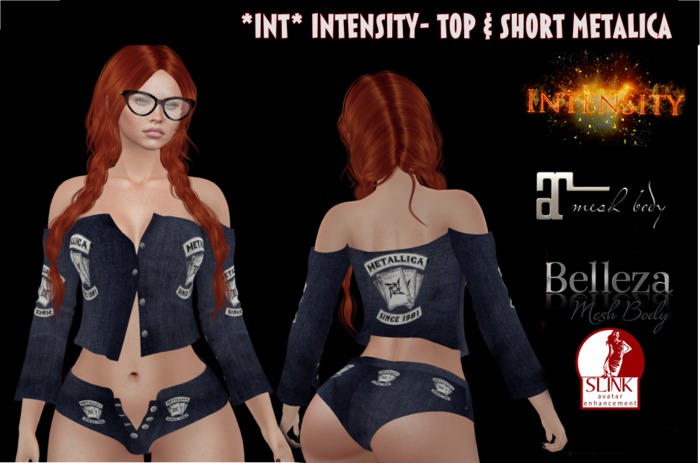 *INT* INTENSITY- TOP & Short Rock-*METALICA