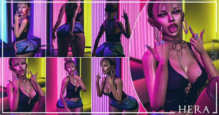 HERA - IDGAF Bento Pose Set. [Mirrors Included]