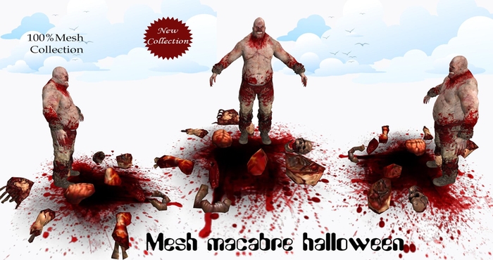 Mesh macabre halloween