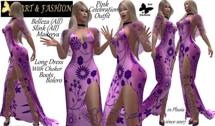 ART & FASHION - PINK CELEBRATION OUTFIT
