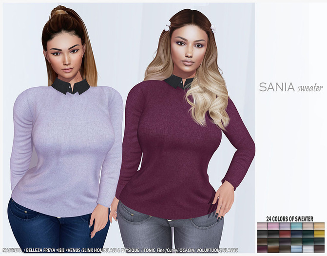 ★SANIA Sweater HUD Controlled!24 Colors★