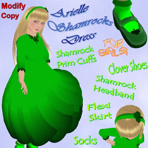 *Timeless Child* Arielle Shamrocks Dress