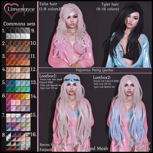 #1 {Limerence} Talia hair-B&W