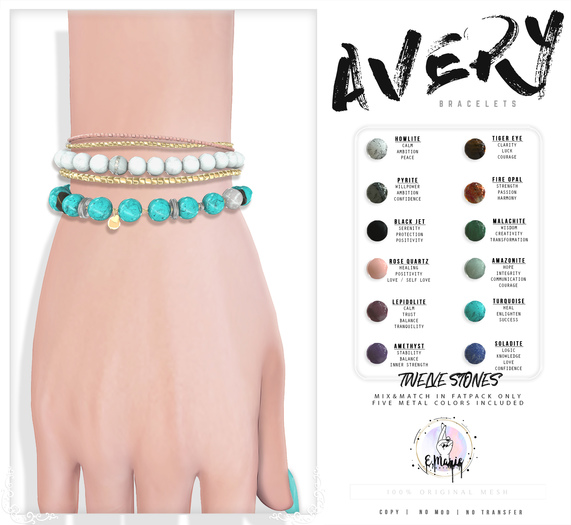 e.marie // Avery Bracelets - Fatpack (wear to unpack)