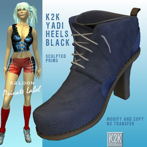 k2k yadi heels black