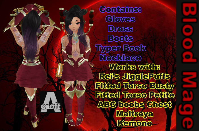 [ACroft][Fulloutfit] Blood Mage[Video]