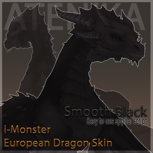 -Aten'Ka - iDragon - Smooth Black Applier