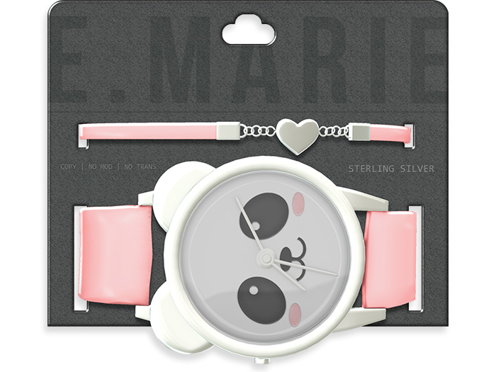 e.marie // Keiko Watch & Bracelet - Sterling (wear to unpack)