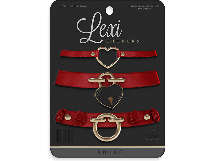 e.marie // Lexi Chokers - Rouge