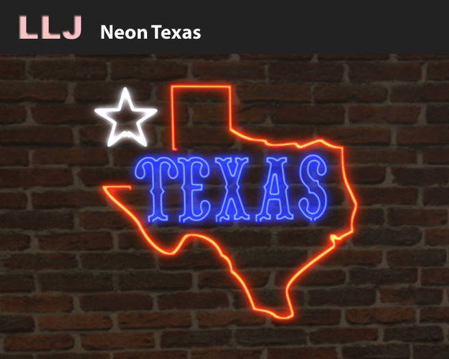 LLJ Neon Texas