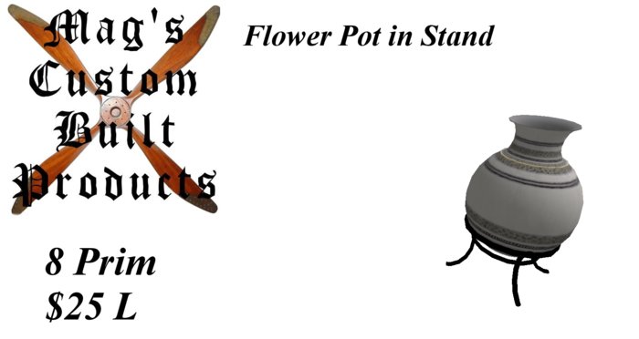 Flower Pot in Stand