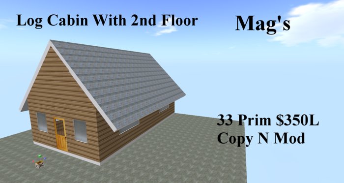 Log Cabin With Second Floor *** Price Reduced ***