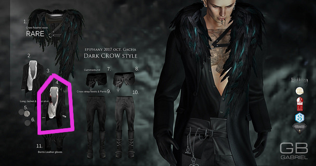 4.::GB:: Long Jacket & open shirt (B+blood)/Aesthetic