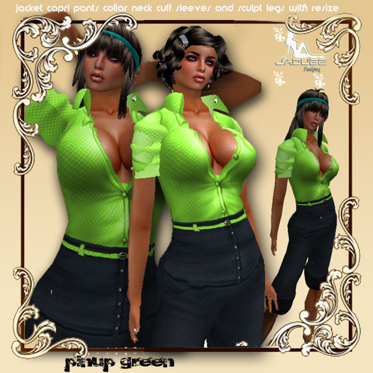 pinup green