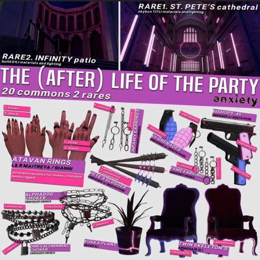 anxiety T(A)LOTP [fame earrings_R] CLEANCUT