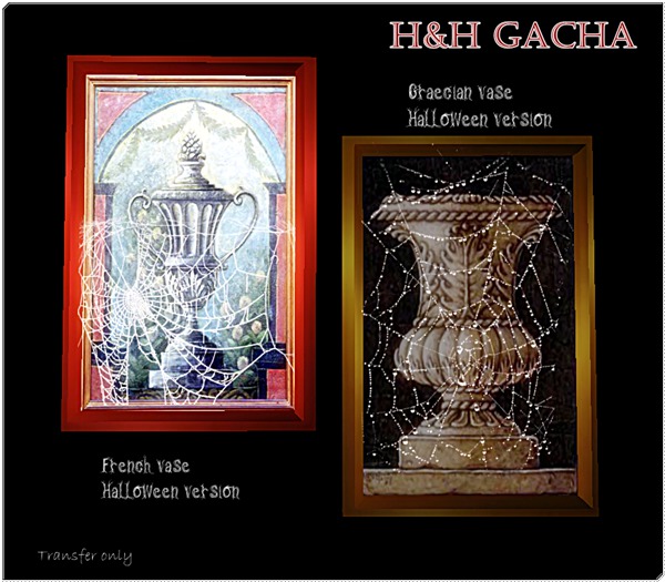 GRAECIAN VASE HALLOWEEN VERSION