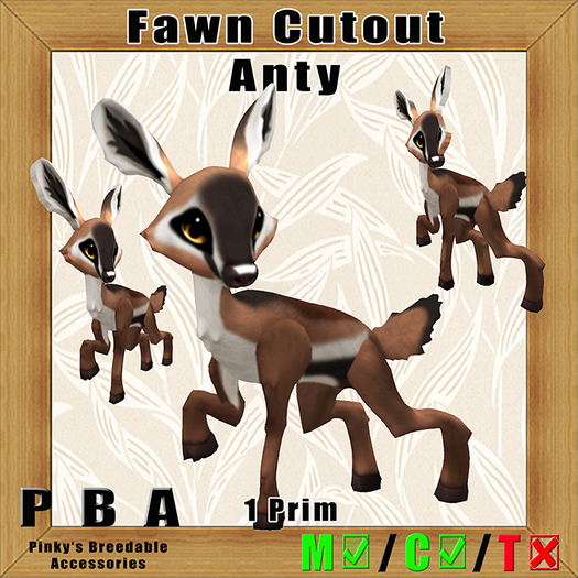 Fawn Cutout Anty (Mesh)