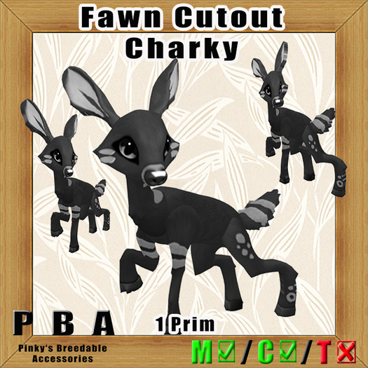 Fawn Cutout Charky