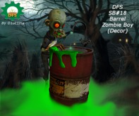 DFS SB#18 Barrel Zombie Boy (Decor) Rare