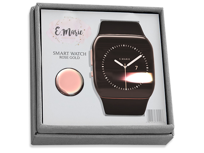 e.marie // Smart Watch - Rose Gold (wear to unpack)