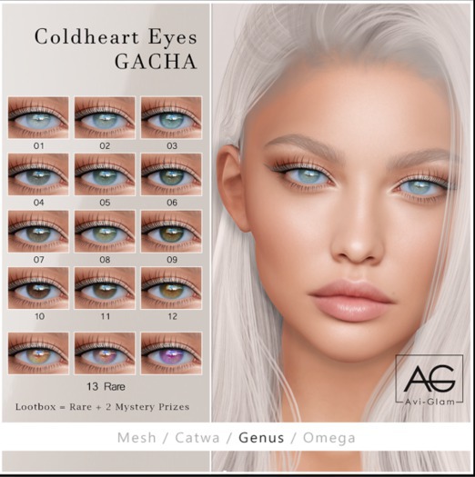 AG. Coldheart Eyes Gacha - Catwa - 11