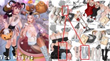 *The Mystic*Gothic Devil Queen COMPLETE SET (Blue) Maitreya