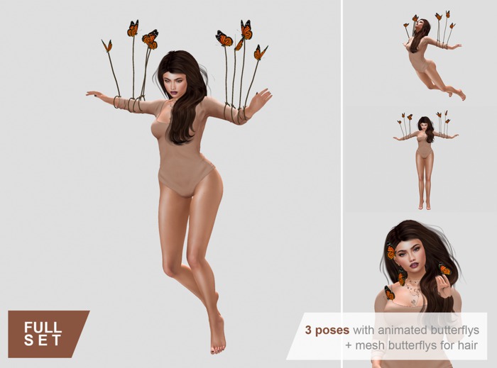 R&K Store - Butterfly pose - Full Set