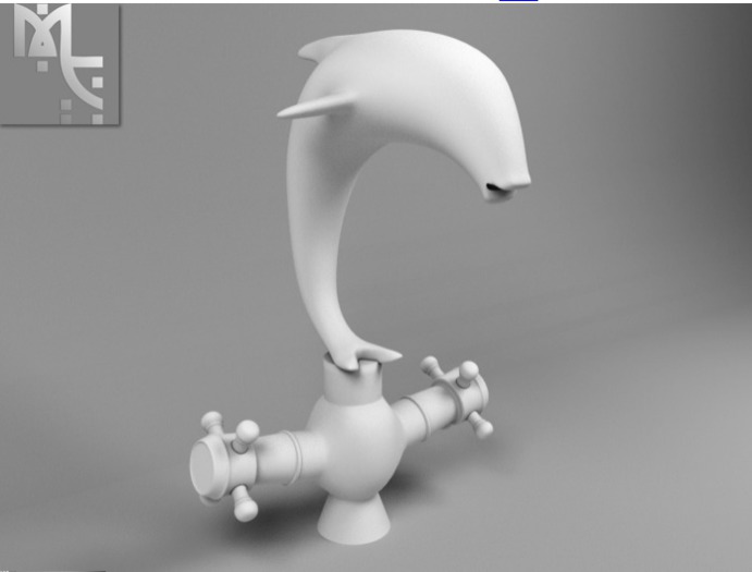 Dolphin Sink Faucet - Full Perm