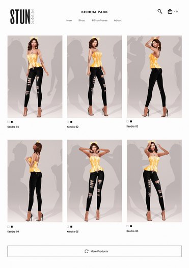 STUN - Pose Pack Collection Bento 'Kendra' #98