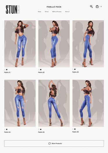 STUN - Pose Pack Collection Bento 'Pabllo' #102