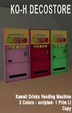KO-H Kawaii Drinks Vending Machine